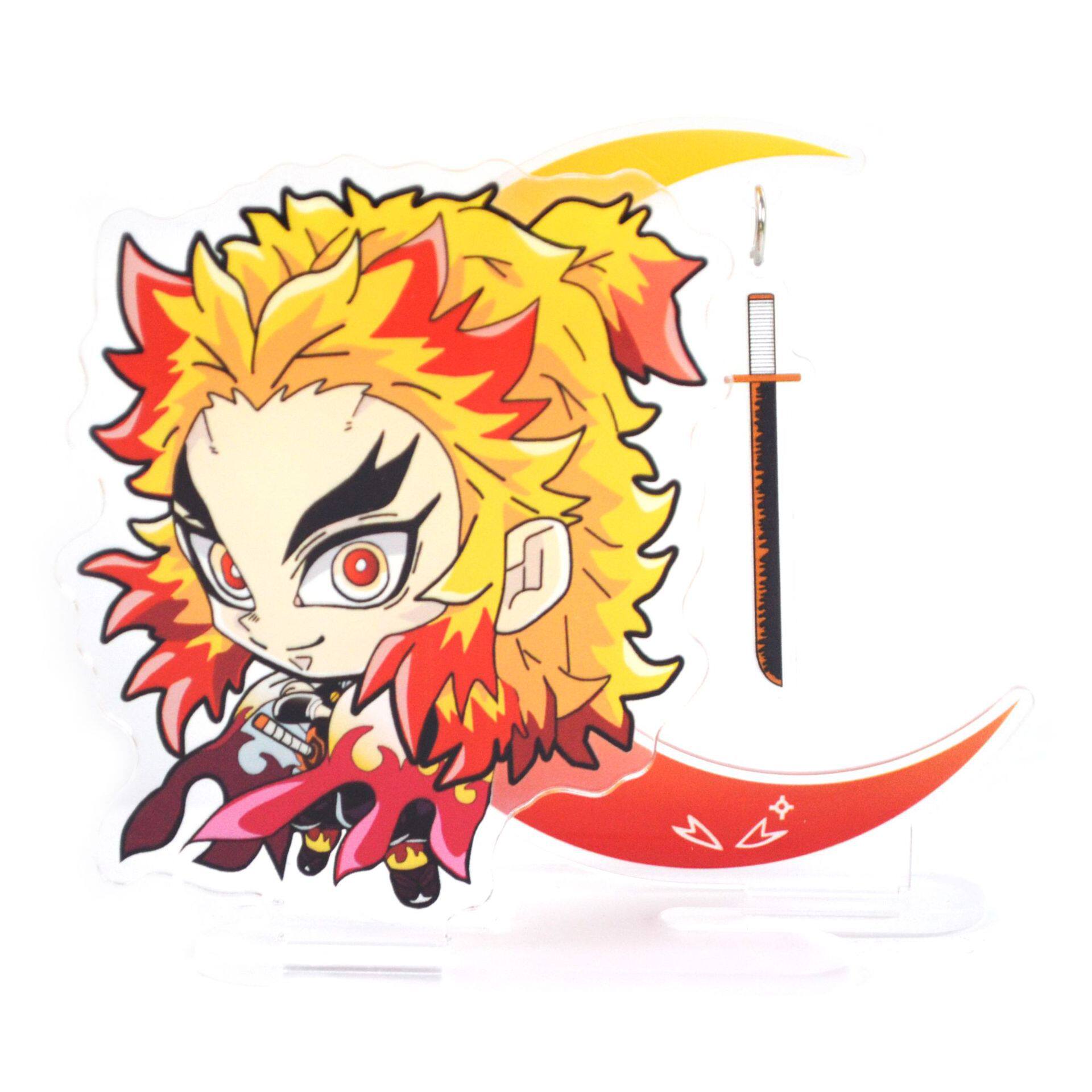 鬼灭之刃亚克力立牌 动漫卡通双面书包挂件 九柱周边我妻善逸