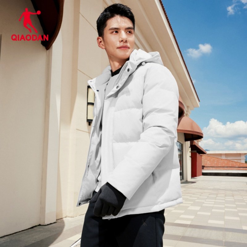 商场同款乔丹羽绒风衣羽绒服男士2025年冬季加厚抗静电防泼水外套,运动服/休闲服装,运动羽绒服,淘宝优惠券,粉丝福利购,淘宝优惠卷