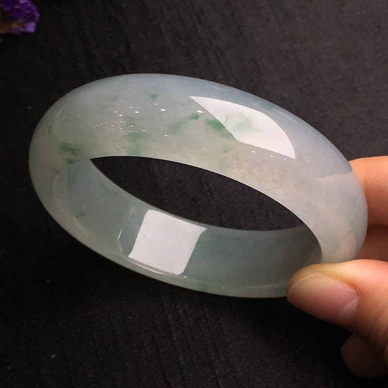 Saitama Ice waxy kind Emerald Bracelet 56.7 I circle Myanmar jade natural Emeraldin the Jewelry/Diamond/Jade/Gold , Jade (New) , Bracelets  category - from Buy2taobao.com to provide professional Taobao agent buy service