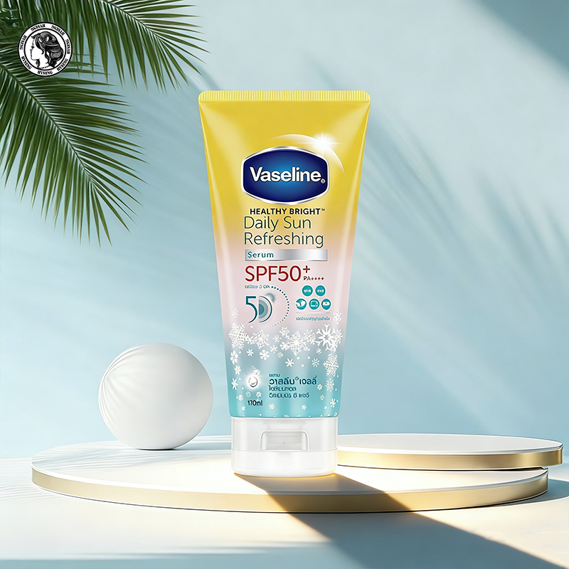 泰国凡士林冰凉清爽雪花防晒霜SPF50+大容量265ml