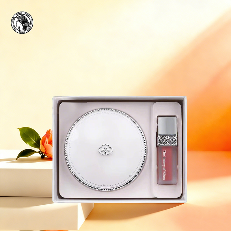 后拱辰享雪玉凝水分光彩/黄金气垫BB霜套盒套装