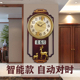 康巴丝挂钟新中式 石英钟表静音日历客厅卧室书房挂表古典风格 时钟