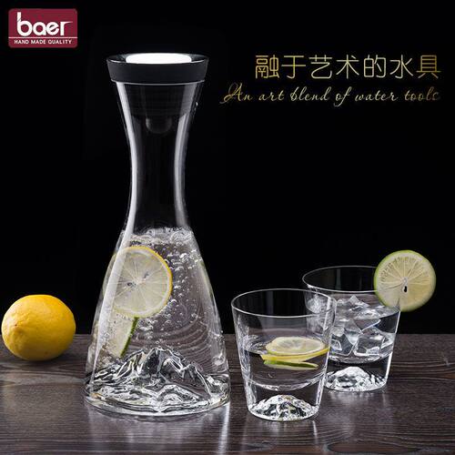 值北欧风水壶加厚冷家用玻璃壶