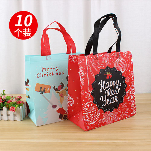喜庆礼品袋手提袋圣诞节无纺布袋