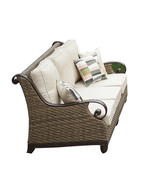 奢华风铸铝编藤美国同款豪宅沙发