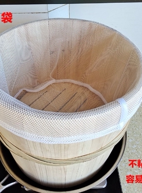 纯棉蒸笼布食品级木桶蒸饭袋耐高温卤料纱布袋饭团袋蒸笼布