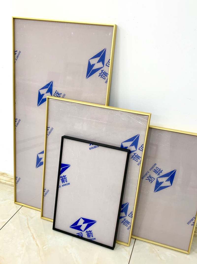 十字绣钻石画框安装外框简单方便的豪华铝合金金属相框与玻璃相框