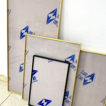 十字绣钻石画边框装裱外框简约轻奢铝合金金属画框带玻璃相框定制