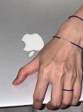 Freeter自制极细1mm天然青金石手链复古简约高级感显白串珠手饰