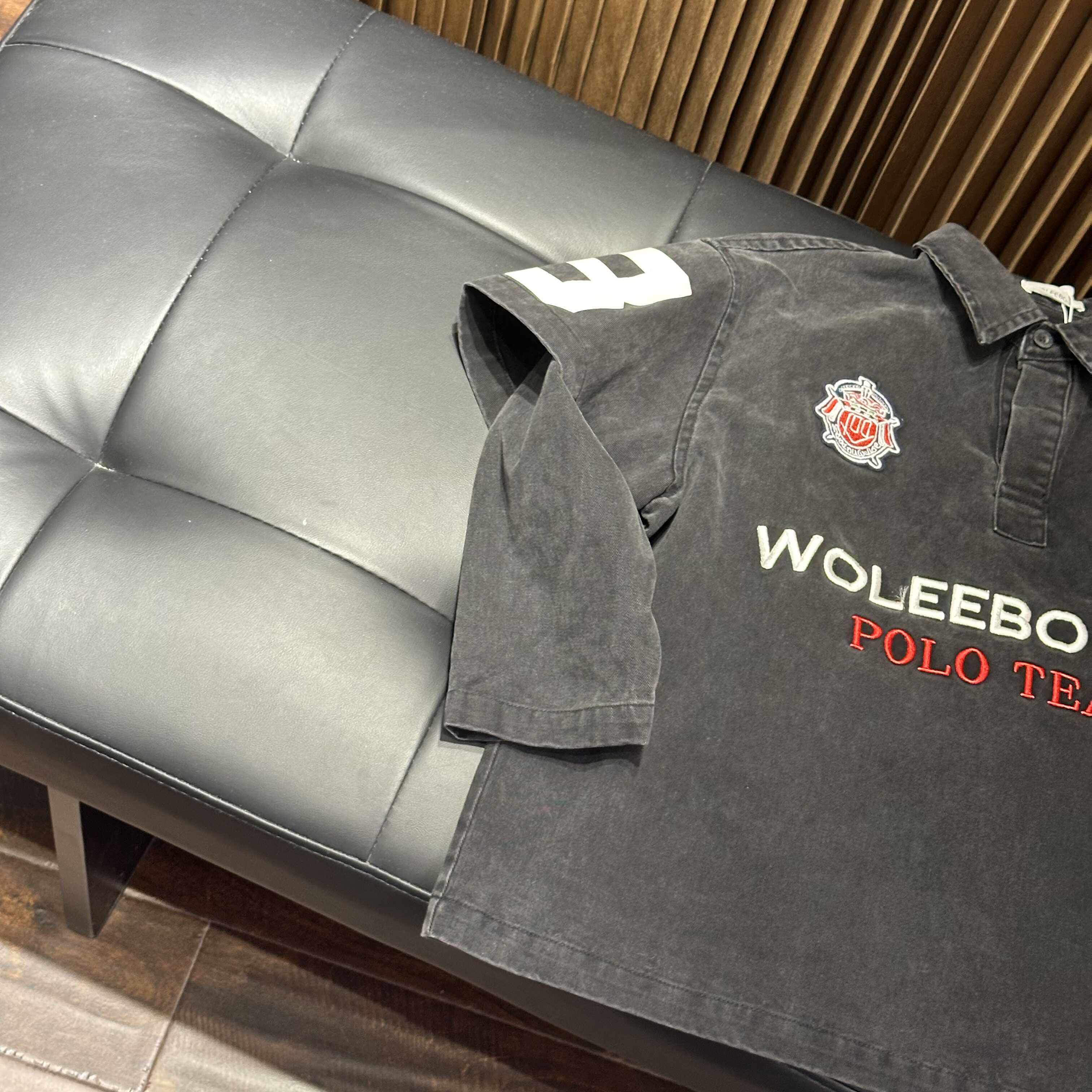 实体精品童装店 现货秒发 儿童宽松美式运动假两件球服polo领上衣