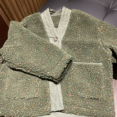 长袖 实体精品童装 外套 领开衫 店 男童女童中大童潮牌杂色摇粒绒