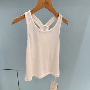 儿童男童女童天丝羊毛混纺纯白背心 可居家可外穿 店 实体精品童装