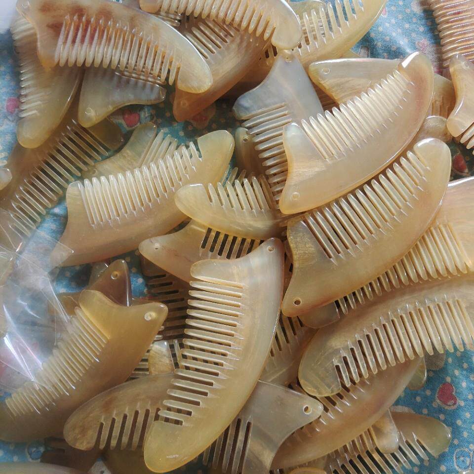 牛角梳牛角刮痧梳牛角刮痧板羊角刮痧梳羊角刮痧片美发梳按梳