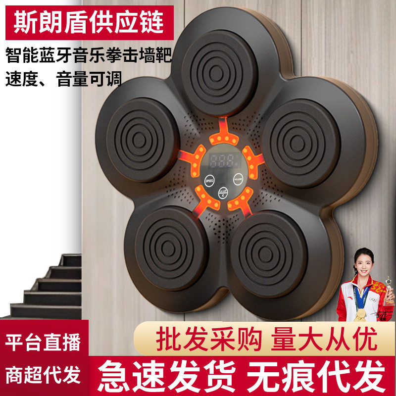 智能音乐拳击墙靶电子拳击机成人儿童家用拳靶挂墙散打解压墙上