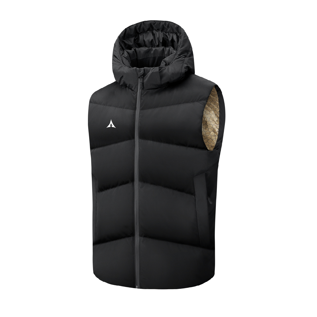 路克士3169秋冬新品立领羽绒马甲保暖背心成人运动休闲羽绒马甲