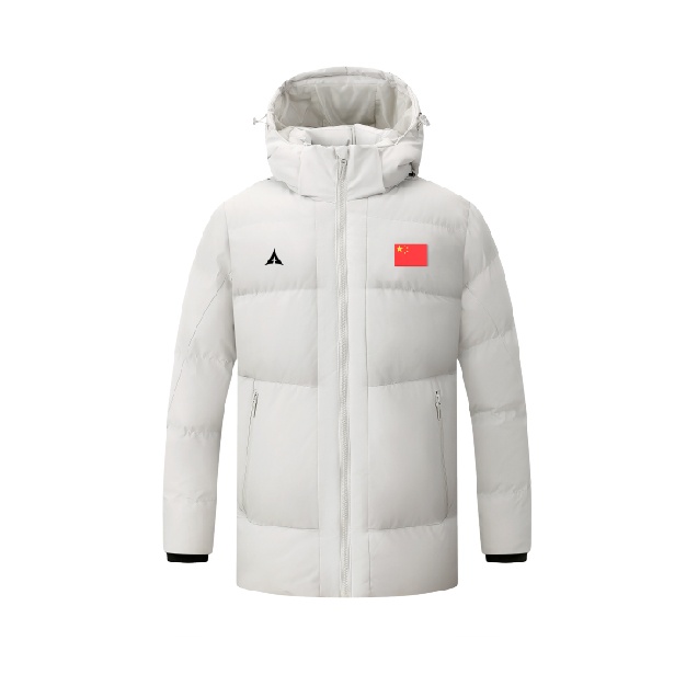 路克士3170冬季男女休闲训练服跑步运动户外可拆帽防风保暖棉服