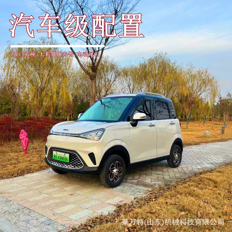 四轮电动车成人家用女士代步轿车新能源电动小汽车空调电瓶车