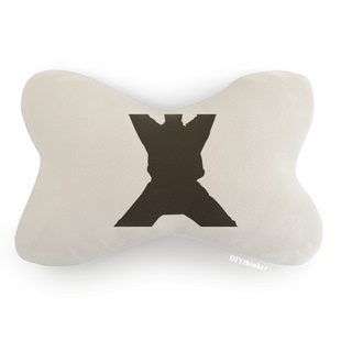 中国少林功夫武僧图案汽车头枕颈枕座椅枕头