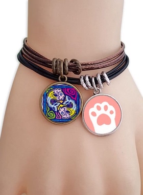 双鱼座墨西哥猫咪礼品手链