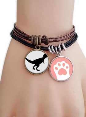 化石白色猫咪礼品手链