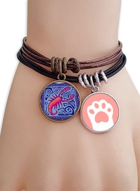 天蝎座墨西哥猫咪礼品手链