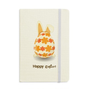 复活节快乐信仰节日彩蛋花硬质笔记本办公记事本子学生用