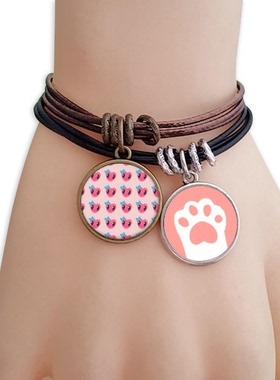 粉色猫咪礼品手链