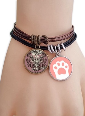 涂鸦猫咪礼品手链