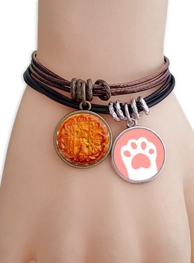 中秋节月饼猫咪礼品手链