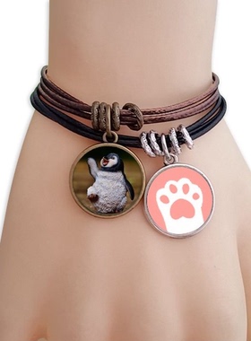 白色自然风猫咪礼品手链