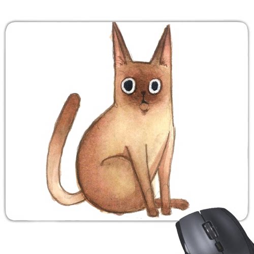 喵吉那些猫之暹罗猫游戏办公防滑橡胶鼠标垫礼物