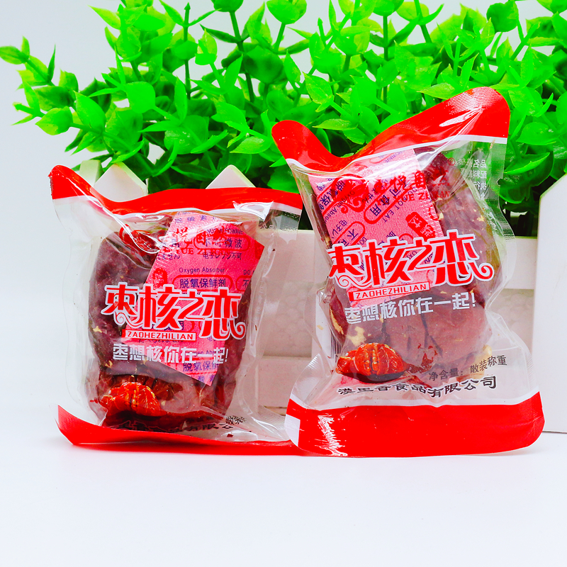 漠里香红枣夹核桃枣核之恋真空小包装大枣加核桃仁休闲办公小零食
