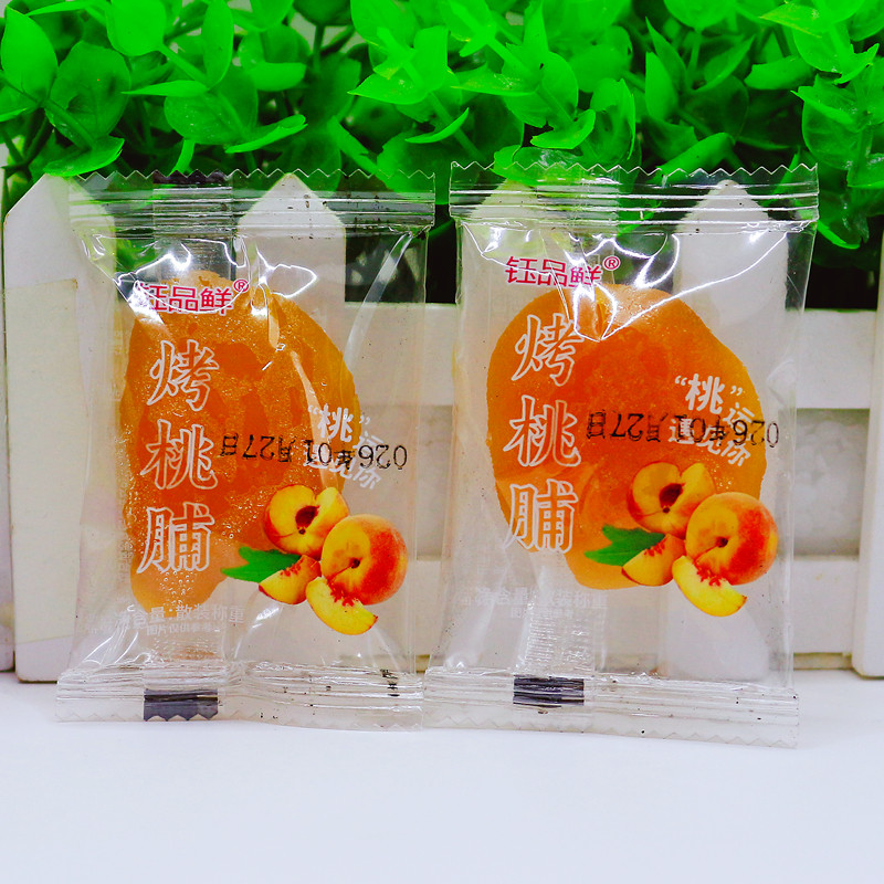 钰品鲜烤桃脯开袋即食零食小吃休闲食品特产包邮散装称重果脯