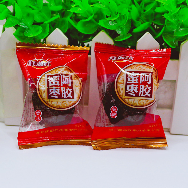 红源红阿胶蜜枣无核散装独立小包金丝大蜜饯冬枣办公休闲零食小吃
