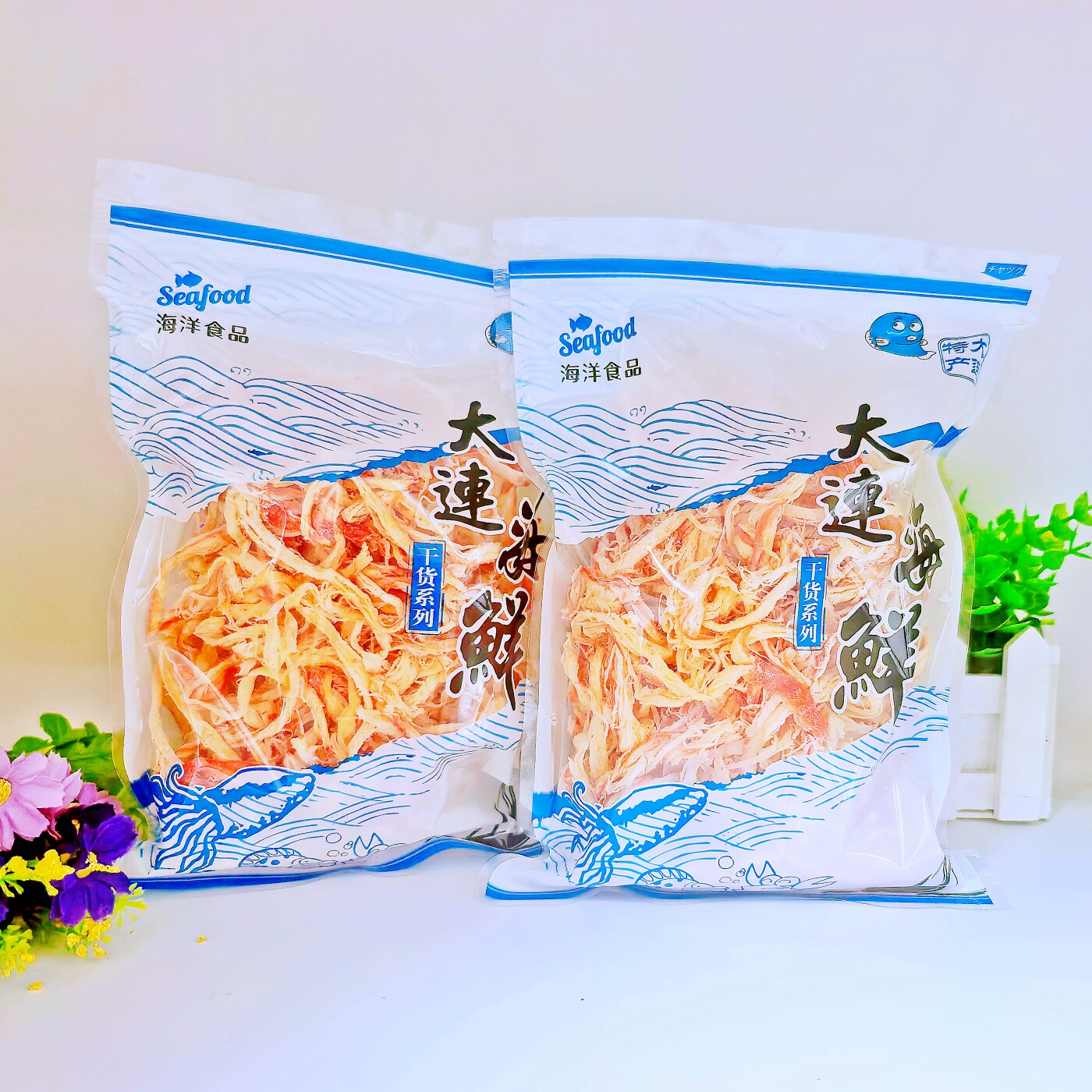 碳烤鱿鱼丝500g手撕大鱿鱼散装即食鱿鱼干小零食大连特产风琴鱿鱼