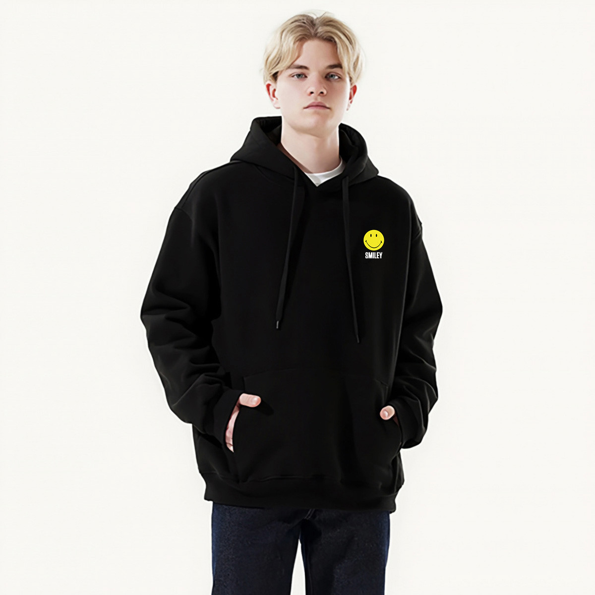 情侣款男女式连帽卫衣春秋季宽松个性上衣服帽衫时尚百搭休闲