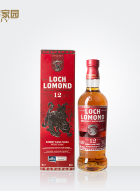 郎家园洋酒LOCH LOMOND罗曼湖12年苏格兰单一麦芽虎年限定版