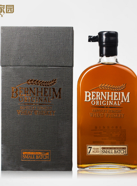 美国原装进口洋酒BERNHEIM金翰小麦威士忌酒45%vol
