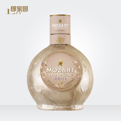 原装进口奥地利MOZART莫扎特香草白巧克力15%500ml
