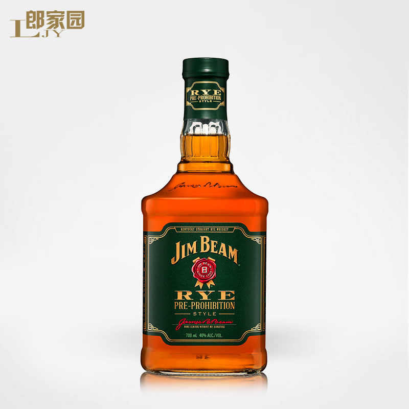 郎家园洋酒Jim Beam RYE Whiskey美国占边/金宾黑麦波本威士忌酒 酒类 威士忌/Whiskey 原图主图