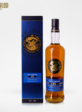 郎家园英国进口洋酒LOCH LOMOND罗曼湖15年苏格兰单一麦芽威士忌