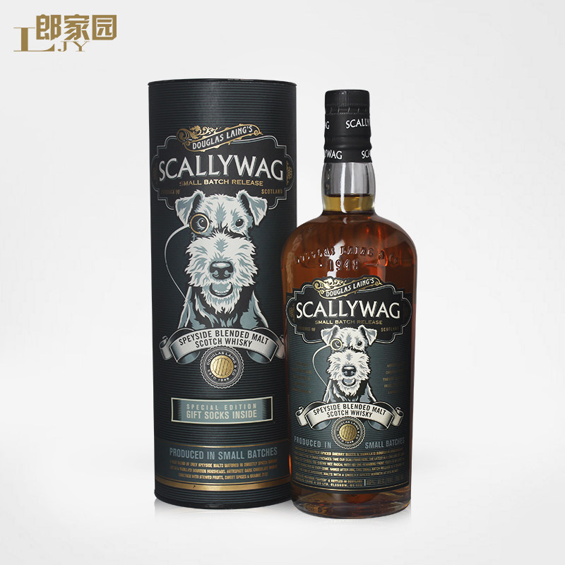 洋酒 道格拉斯淘气鬼调配麦芽威士忌 douglas laings scallywag