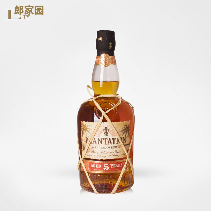郎家园进口洋酒plantation5 years蔗园5年朗姆酒700ml