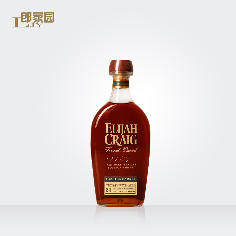 洋酒Elijah Craig Toast爱利加烘桶老波本威士忌/小批量黑麦