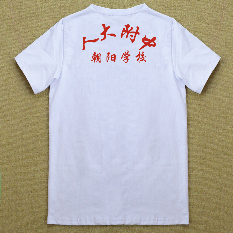 人大附中朝阳校服夏薄款纯棉速干短袖圆领T恤长裤七分五分短裤