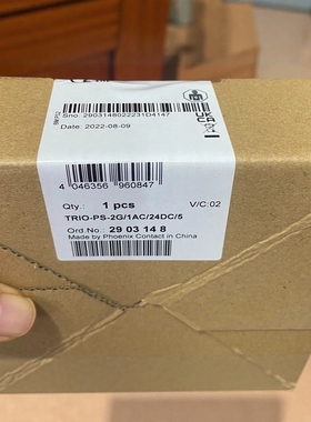 菲尼克斯开关电源模块TRIO-PS-2G/1AC/24DC/5订货号2903148正品