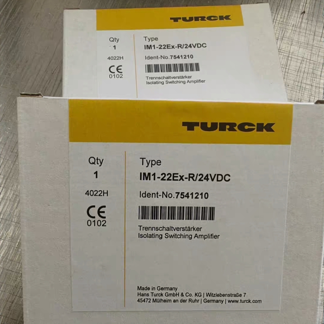 TURCK图尔克隔离安全继电器MK21-122EX0-RI/24VDC全新原装正品