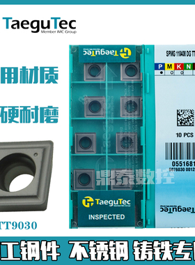 特固克暴力钻U钻刀片SPMG050204/060204/07T308/090408-DG TT9030