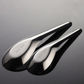 316不锈钢加厚平底勺经典 甜品勺 喂儿童吃饭调羹汤勺糖水店专用羹