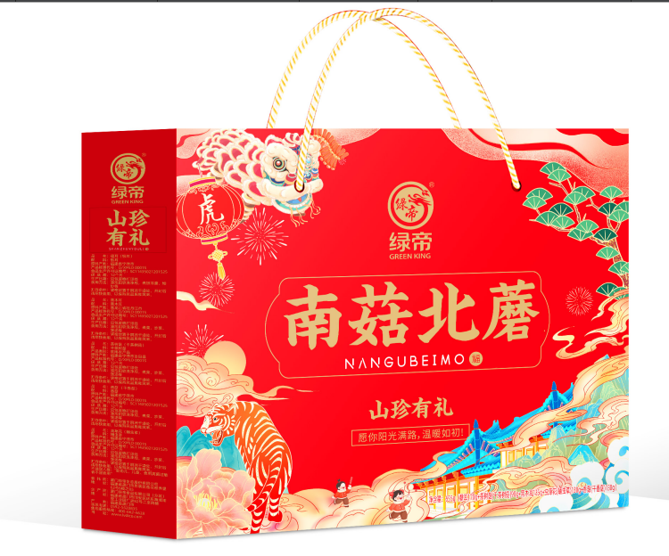 绿帝(GREEN KING) 年货礼盒 四海优选团购送礼大礼包南菇北蘑礼盒怎么看?